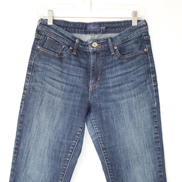 LEVIS SAN FRANCISCO DEMI CURVE CLASSIC CAPRI JEANS SZ 8/29 WOMENS CUFFED STRETCH - Picture 4 of 16